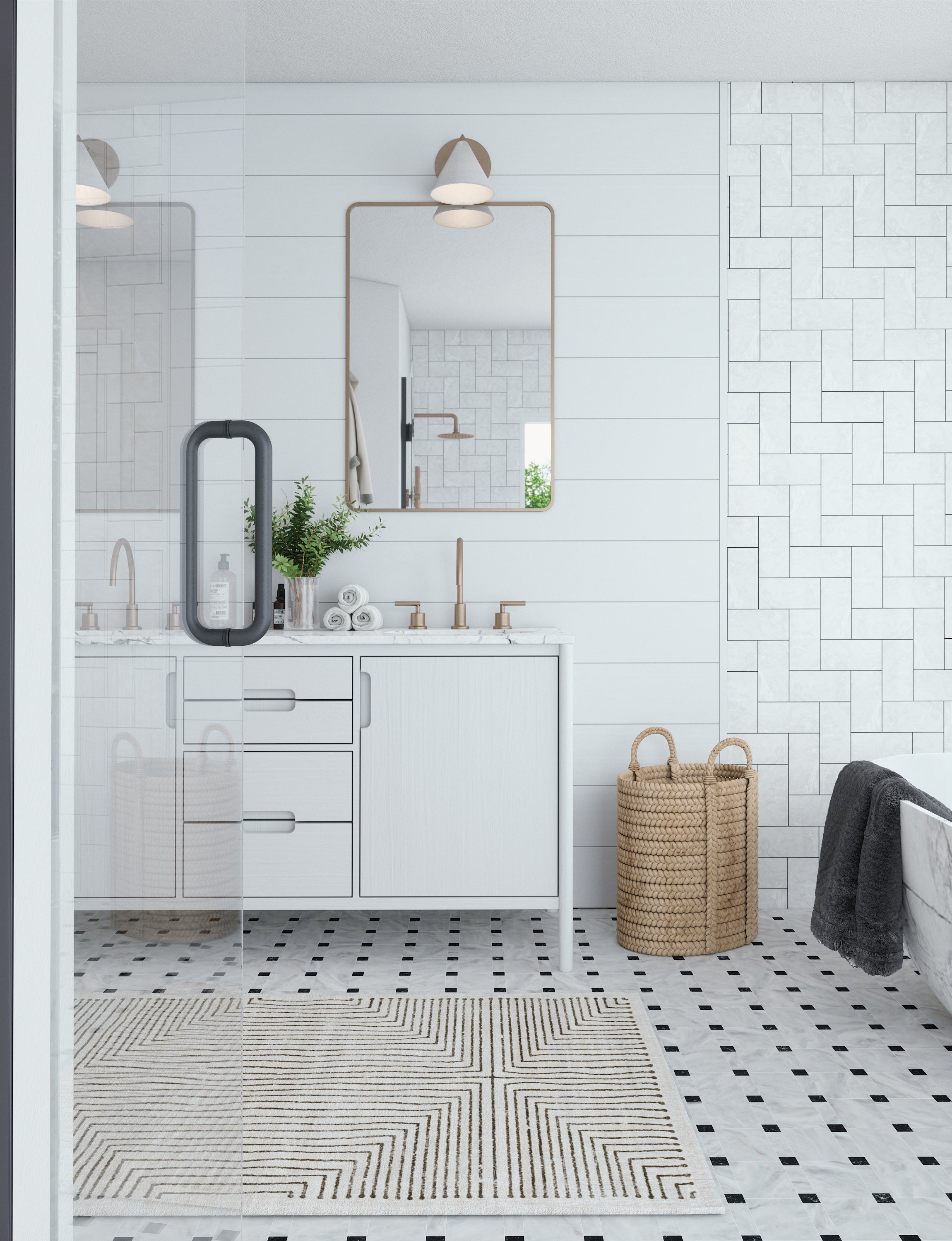 Bond Gold & Ivory Rug 