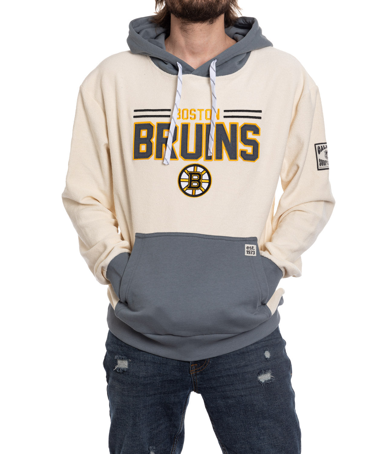 Boston Bruins NHL Unisex Reverse Terry Retro Premium Hoodie 