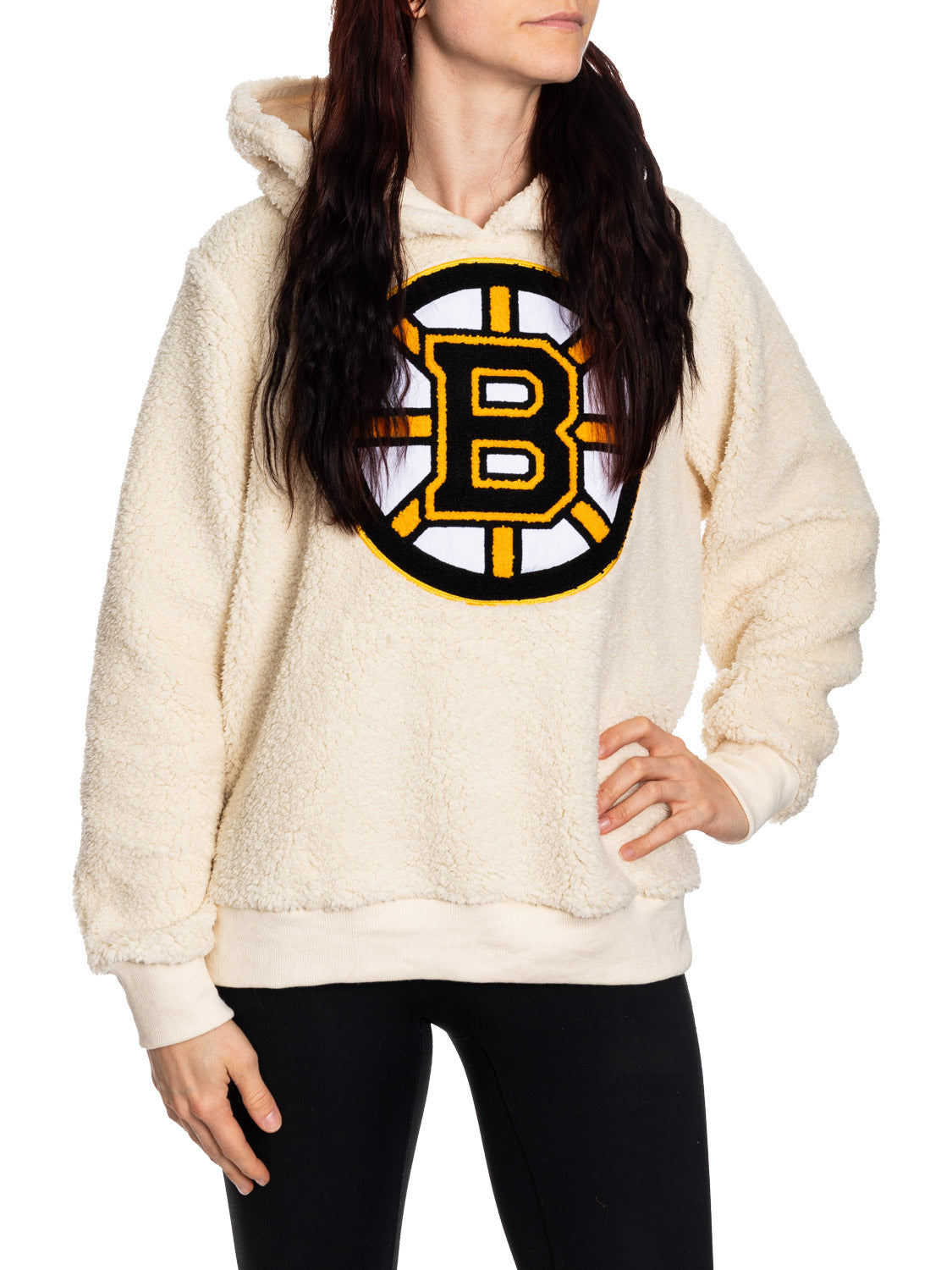 NHL Boston Bruins Ladies Sherpa Hoodie 