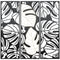 HOMCOM Metal Wall Art Set: Abstract Line Fir Leaves Hanging Sculptures for Living Room, Bedroom, Kitchen Decor