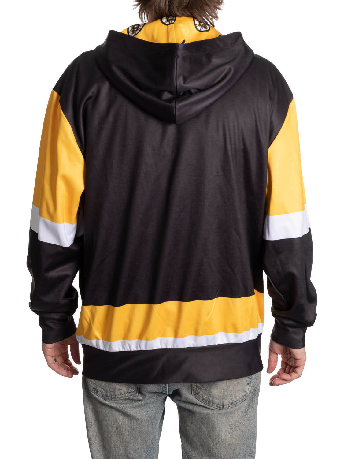 Boston Bruins Hockey Lace Hoodie 