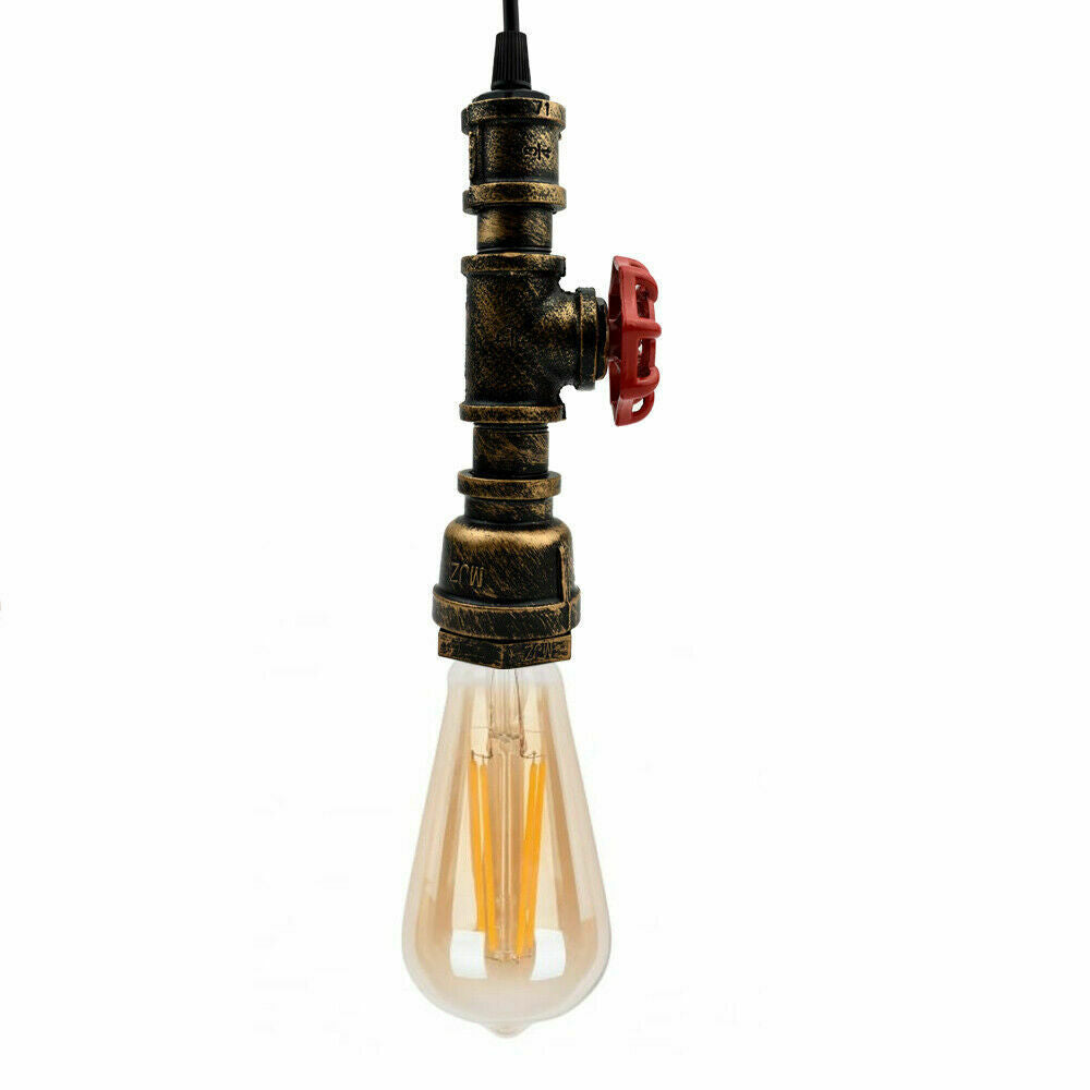 Industrial Steampunk Water Pipe Pendant Light~1162