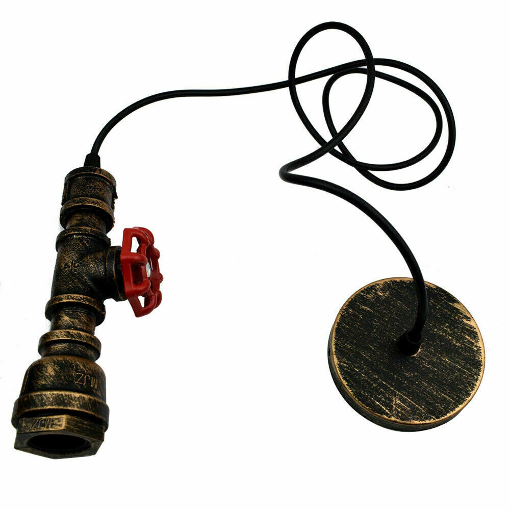 Industrial Steampunk Water Pipe Pendant Light~1162