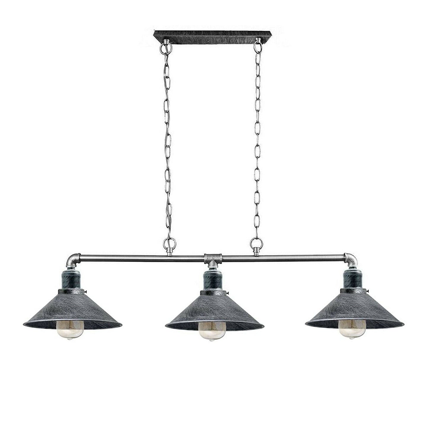 Industrial 3-way Ceiling Pipe Pendant Lights~1159