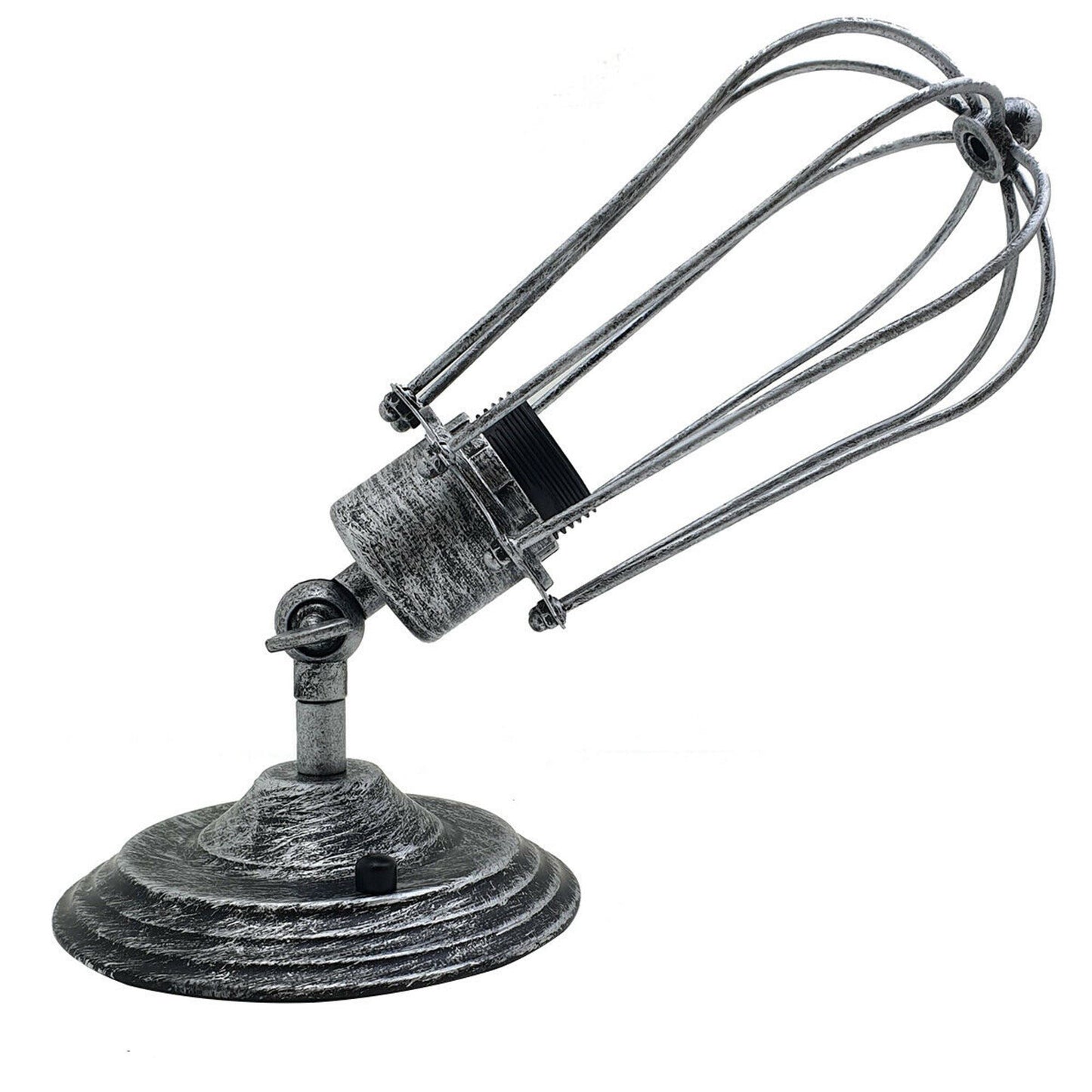 Industrial Brushed silver Balloon cage Wall Sconce Lamp~1522