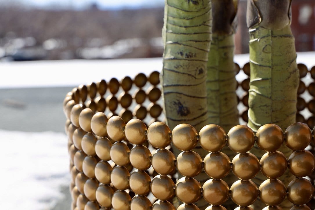 Lany - Brass Mid- Century Planter 