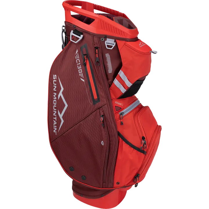 Sun Mountain C130 Golf Cart Bag – 5-Way Top, Forward-Facing Pockets & Smart Strap System 