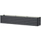 8 x 1.3 x 1.5ft Galvanized Raised Garden Bed, Reinforced Outdoor Planter Box with Open Bottom, Dark Grey