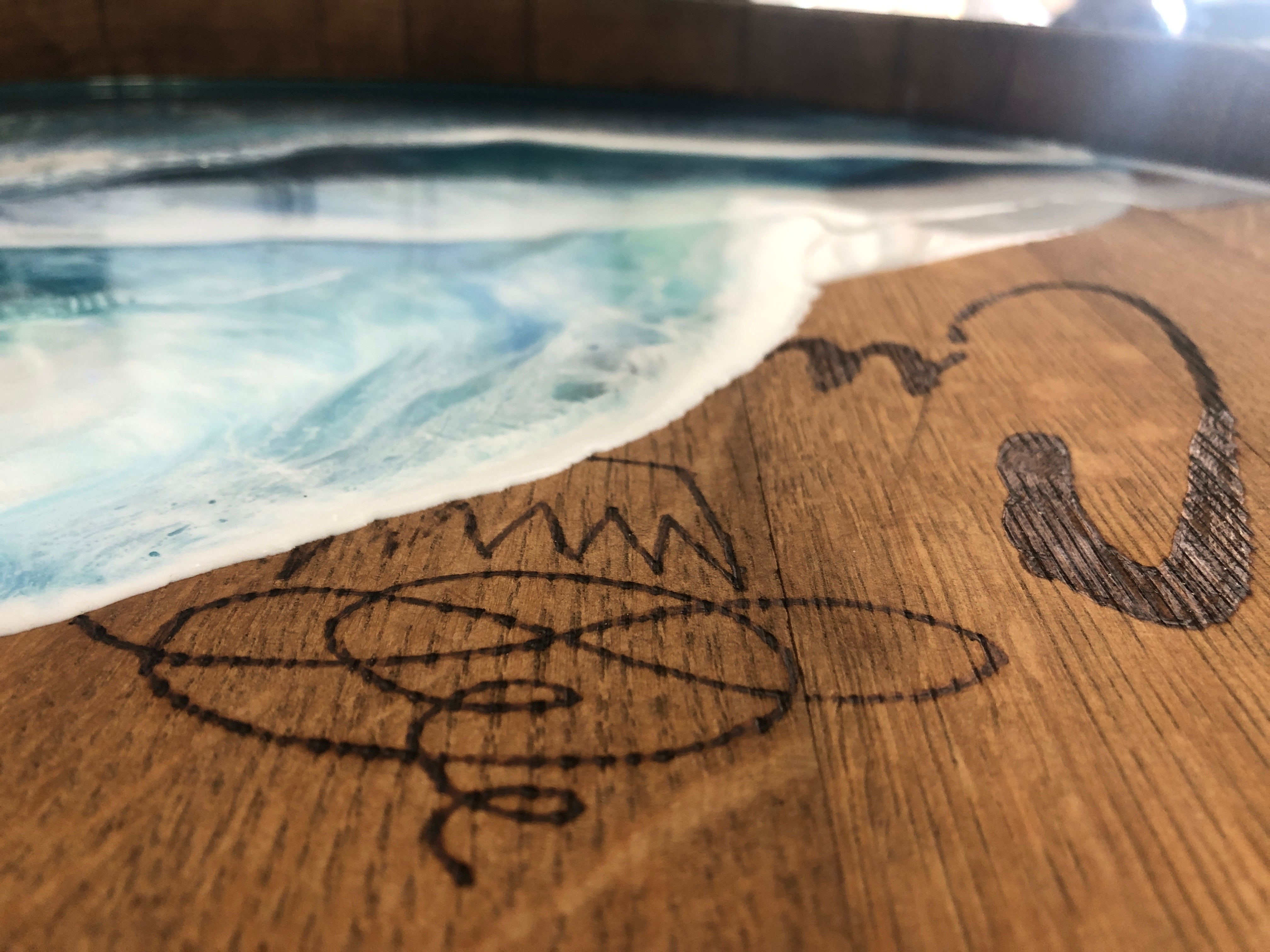 Wine Barrel Ocean Waves 