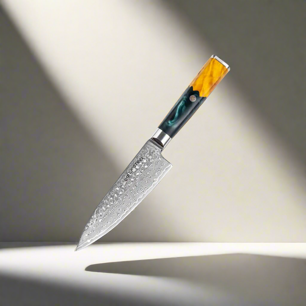 Kaze Katana |  Chef Knife 6-in Damascus VG10 Steel 67 layer 
