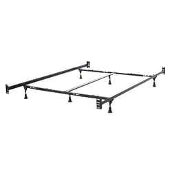 California King Steel Metal Bed Frame with Headboard and Footboard Brackets - Free Shipping