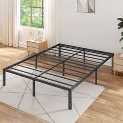 Cal King 16-inch Heavy Duty Metal Bed Frame with 3,500 lbs Weight Capacity - Free Shipping