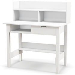 Home Office Computer Desk with Storage Shelves and Drawer Ideal for Working and Studying - Free Shipping 