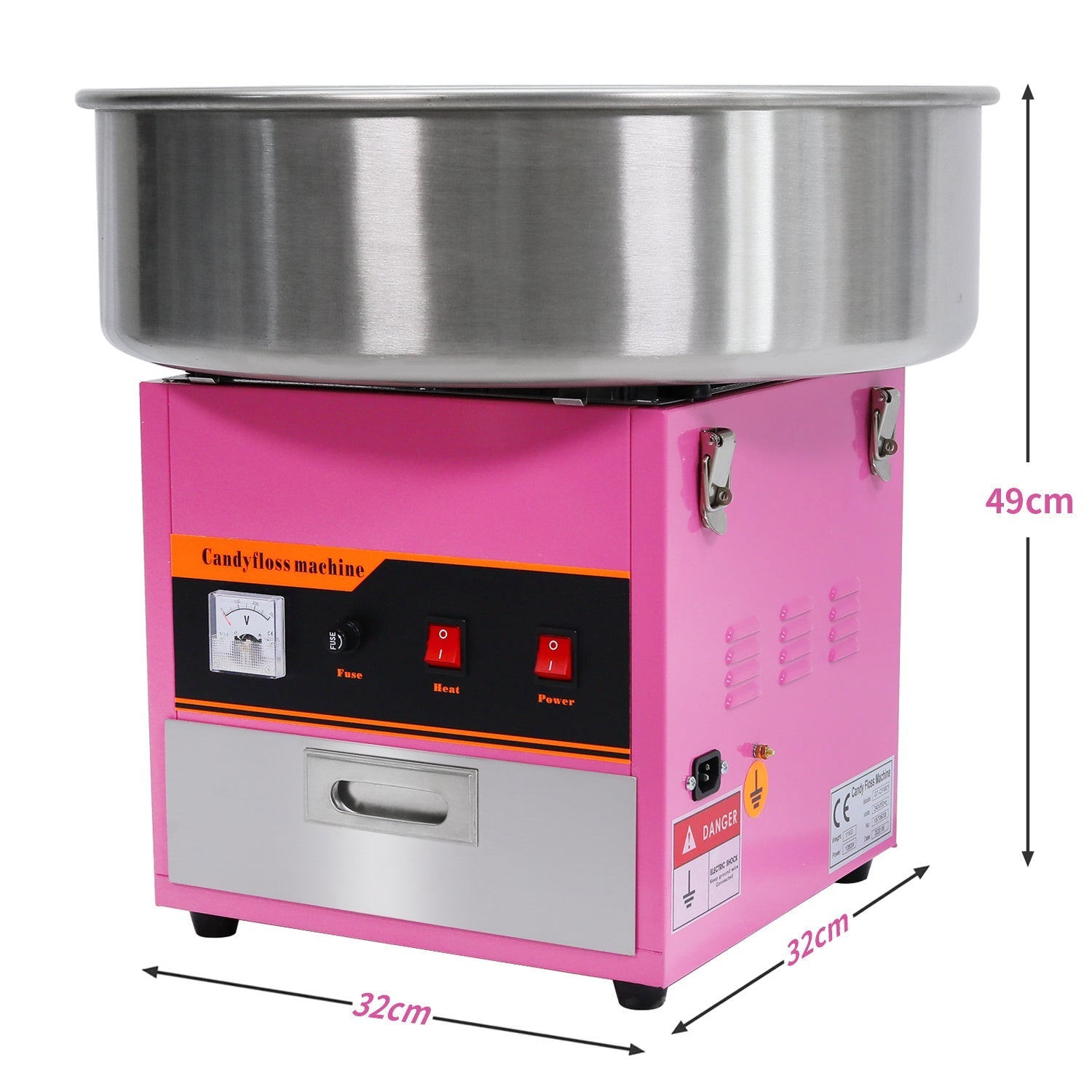 Canadian Flosser Cotton Candy Machine (Pink) 