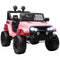 Aosom 12V Electric Truck, Off Road Electric Pickup with Remote Control, Adjustable Speed, Ride on Car for Kids, Pink