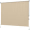 Outsunny 8' x 6' Patio Door Blinds, Outdoor Roller Shades, Cordless Roll Up Shade for Porch Gazebo, Beige