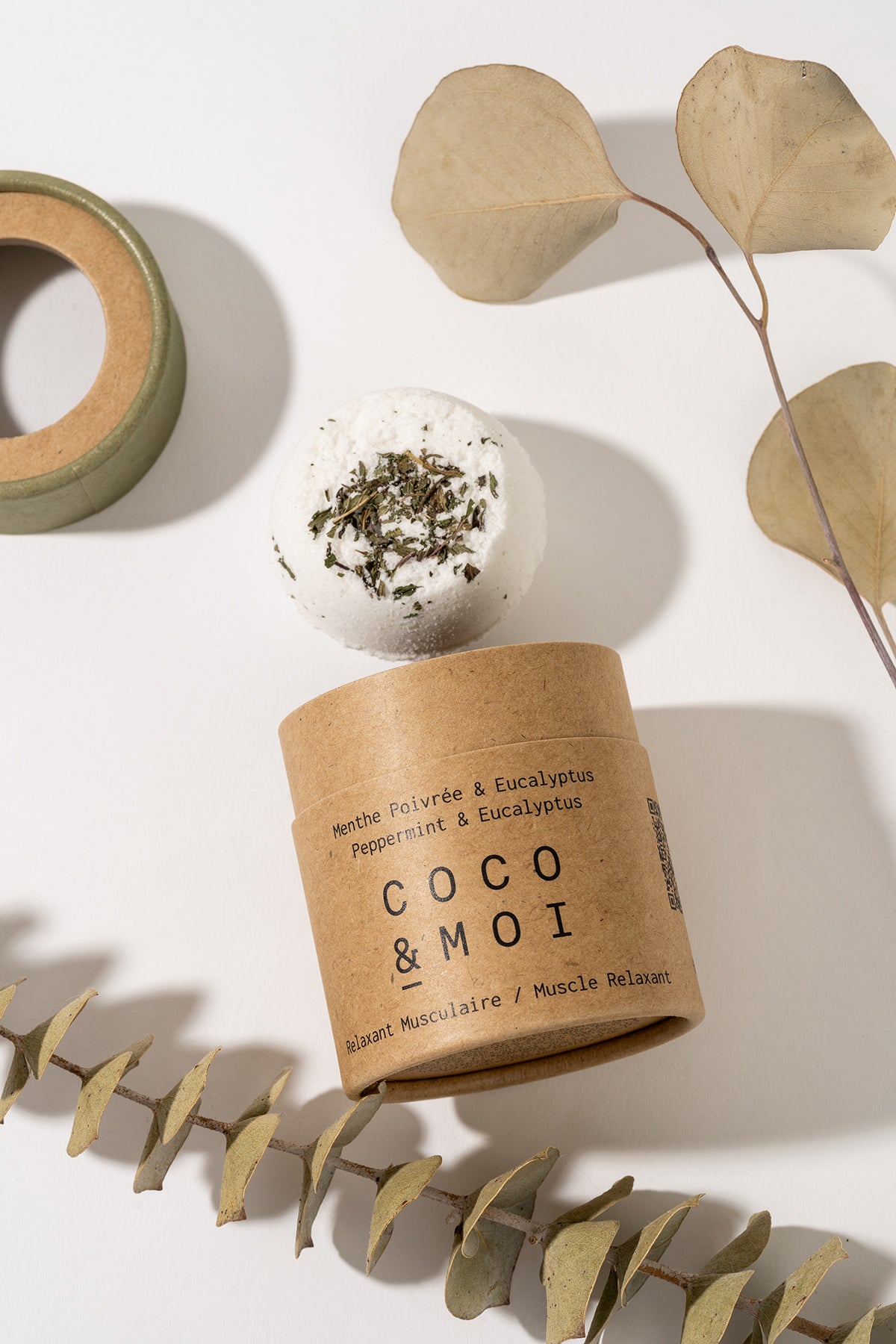 Bombe de Bain Menthe Poivrée & Eucalyptus 