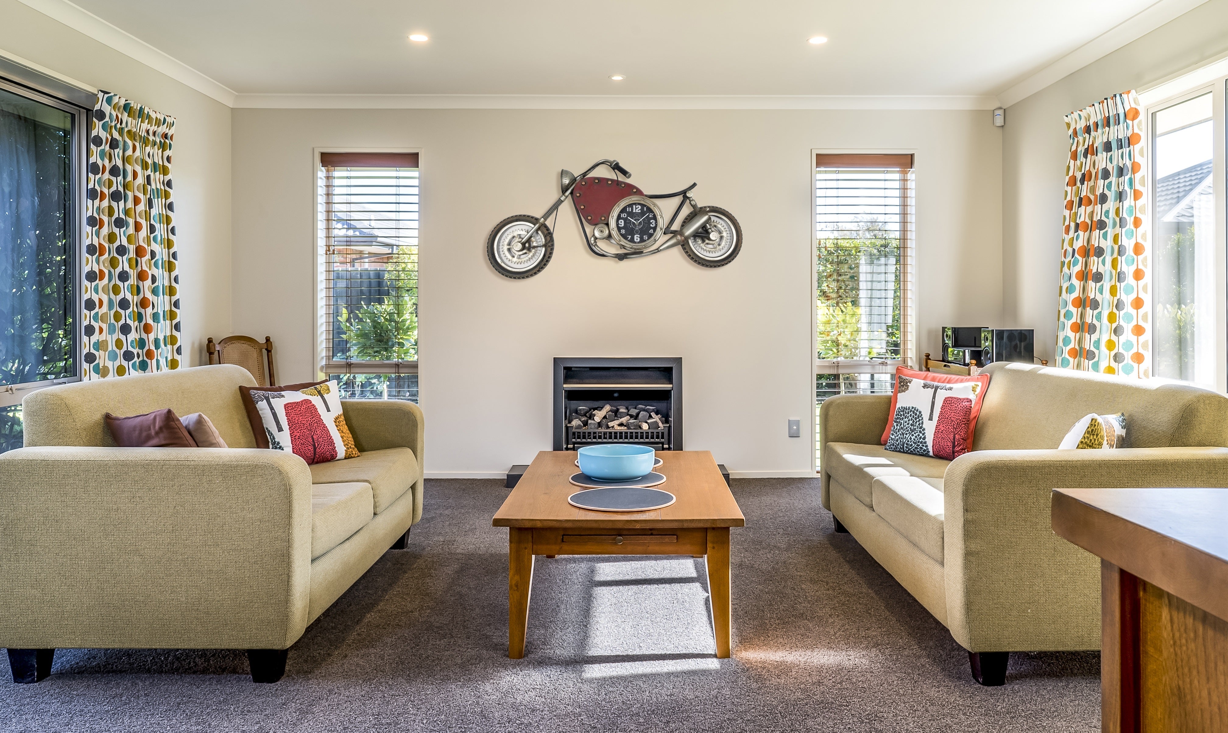 Wall clock - Vintage Motorcycle Wall Clock
