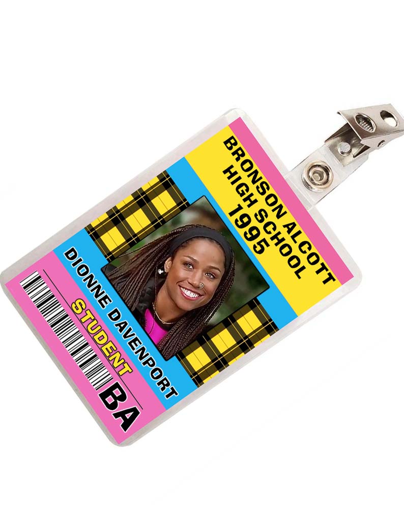 Clueless Dionne Davenport High School Student ID Badge 