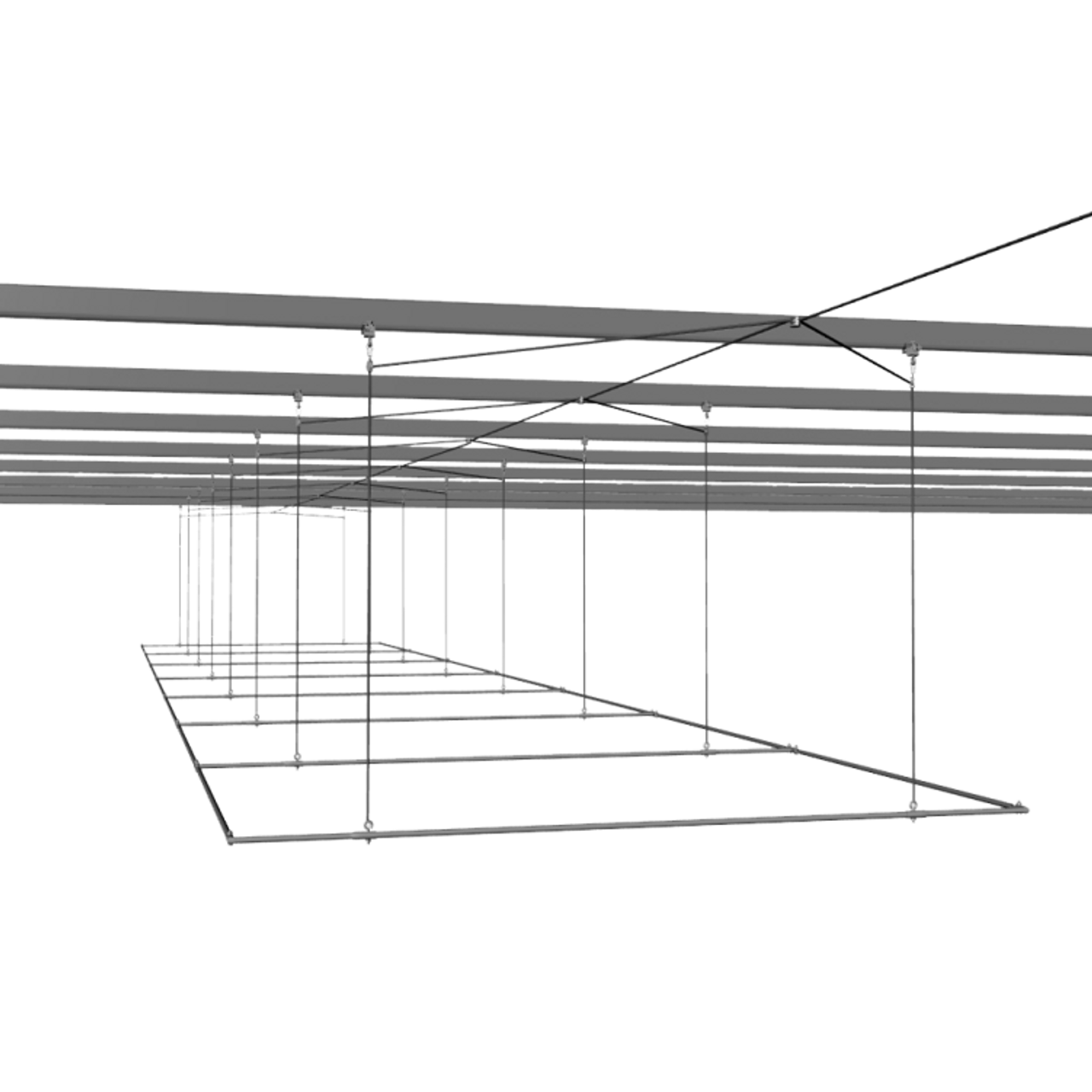 Suspended Batting Cage Frames