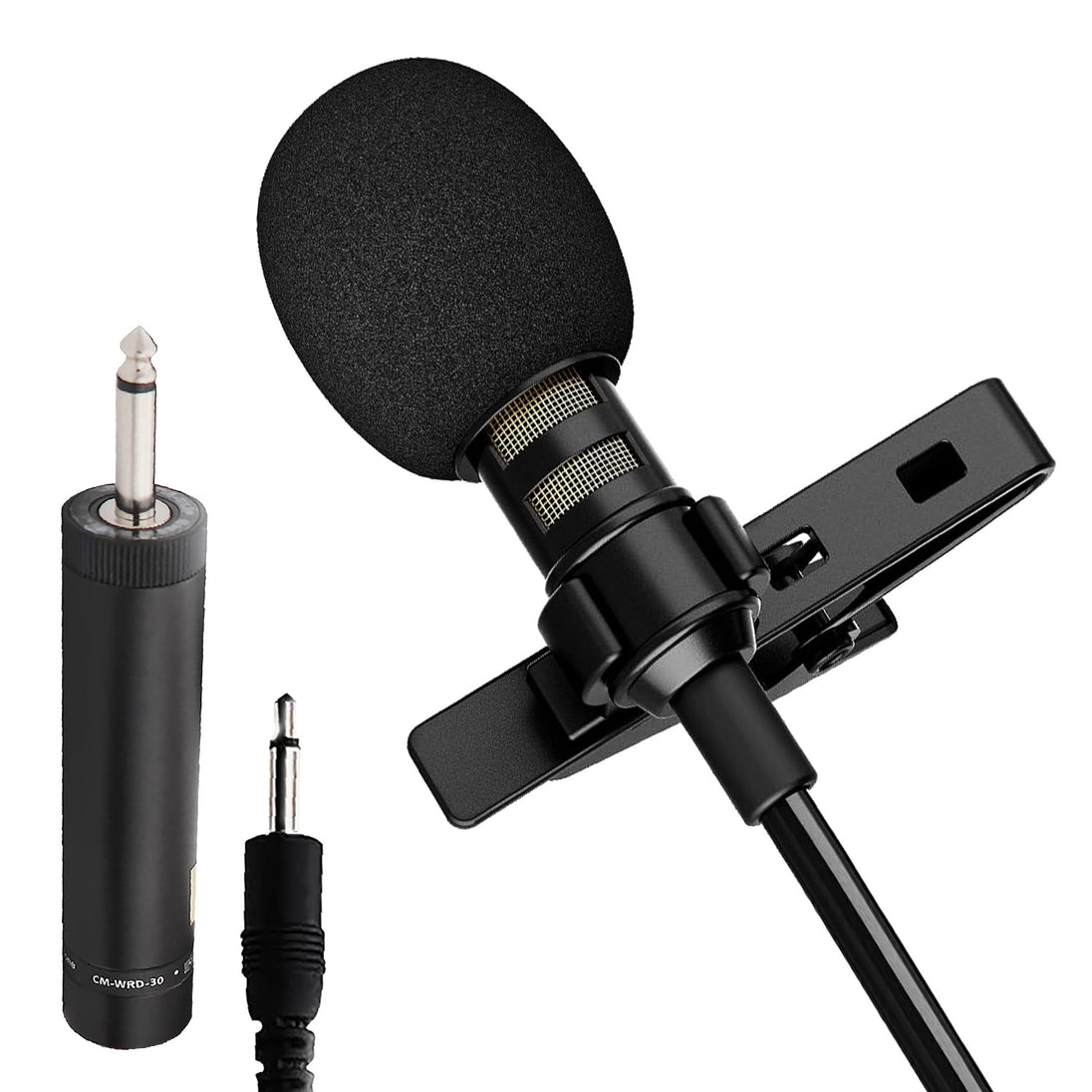 5Core Lavalier Microphone Professional Tiny Shirt Clip On Lapel Mic Mini Wearable Microfono