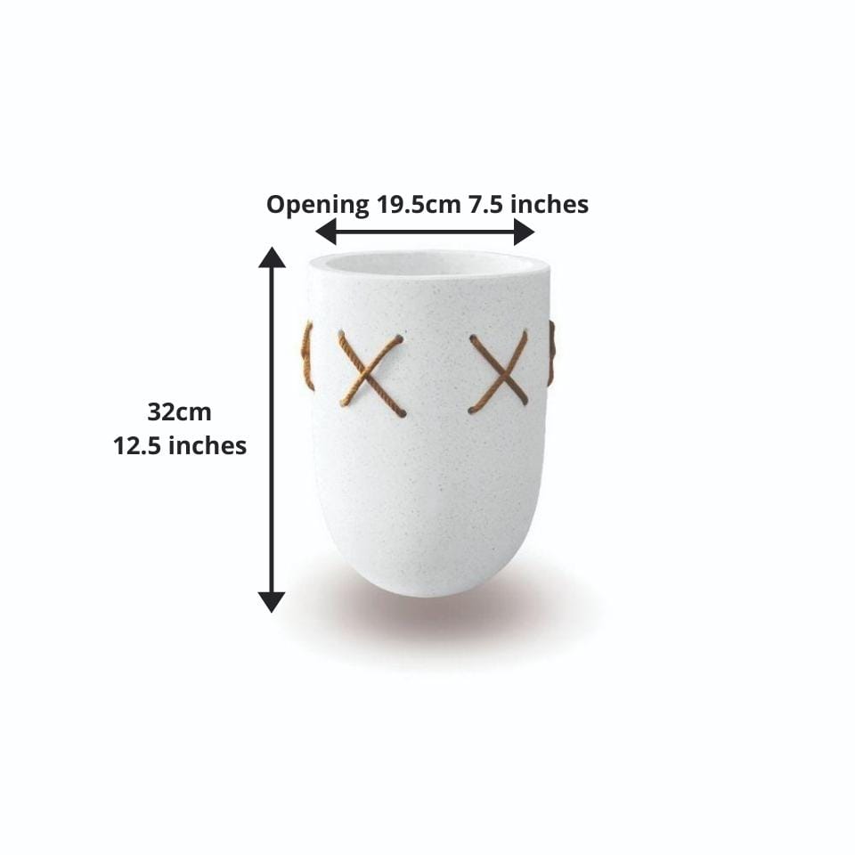 Coco Sandy Cement Planter 9'' 