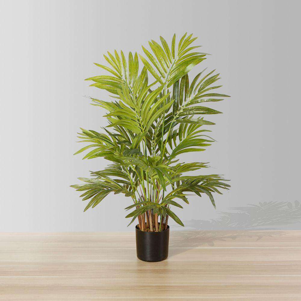 Cruz Artificial Areca Palm Tree Potted Plant 2.6' 