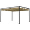 Outsunny 13' x 10' Patio Pergola with Retractable Canopy, Outdoor Sun Shelter, Yard Shade, Khaki