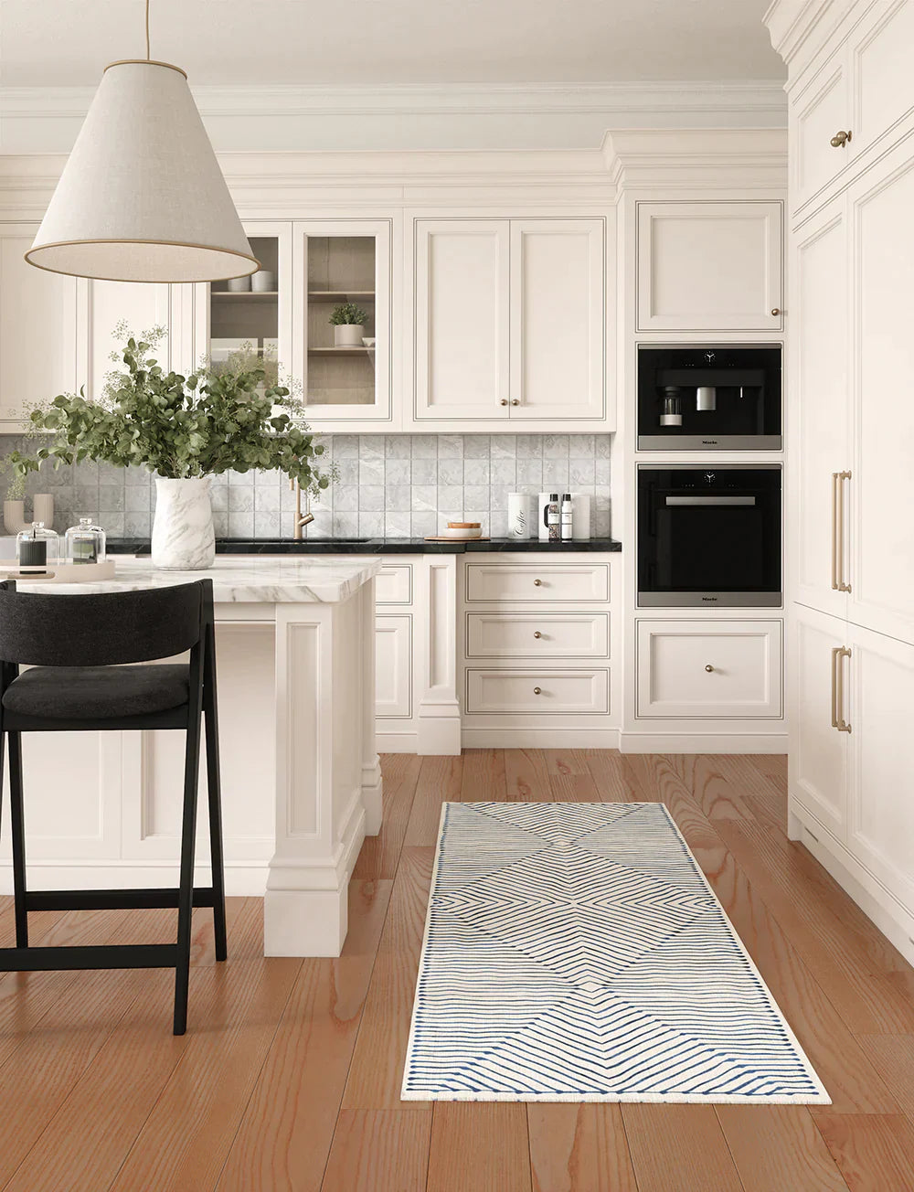 Calator Blue & Ivory Rug 