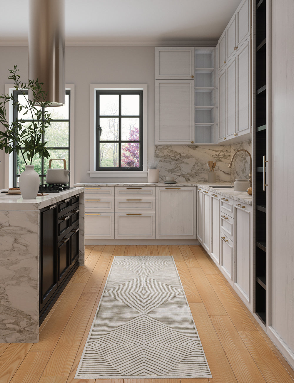 Calator Gold & Ivory Rug 