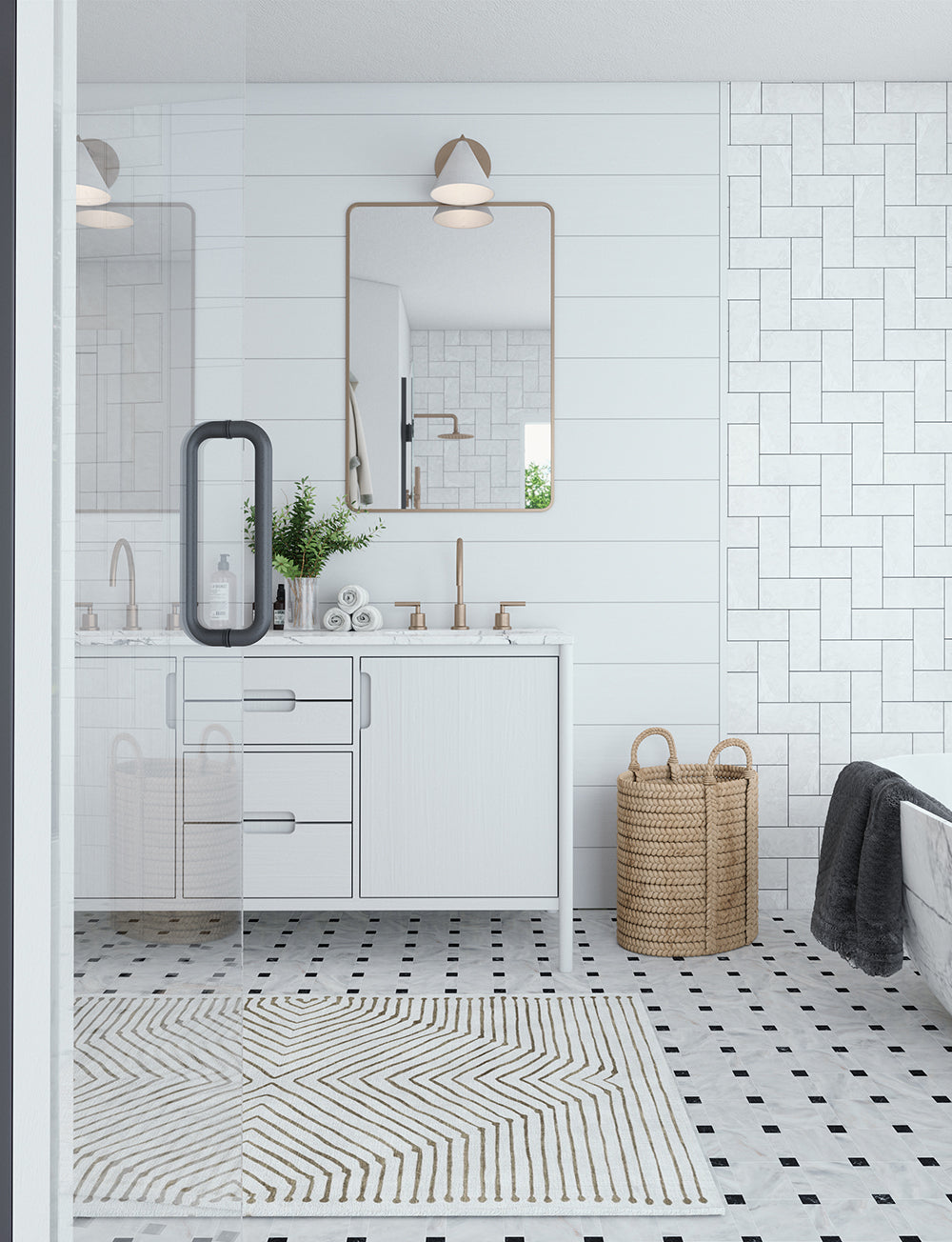 Calator Gold & Ivory Rug 