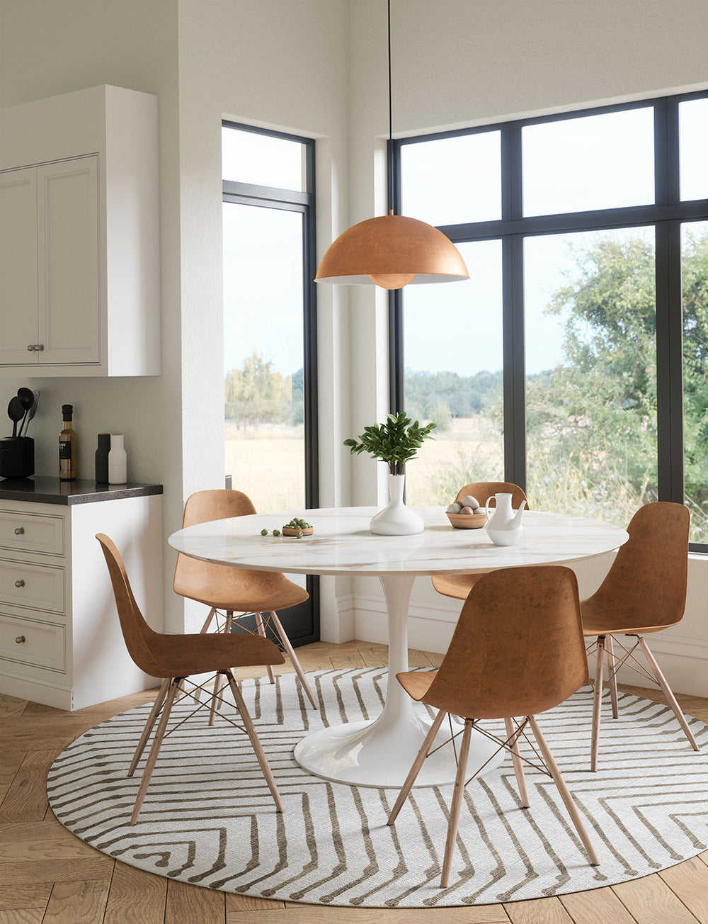 Calator Gold & Ivory Rug 