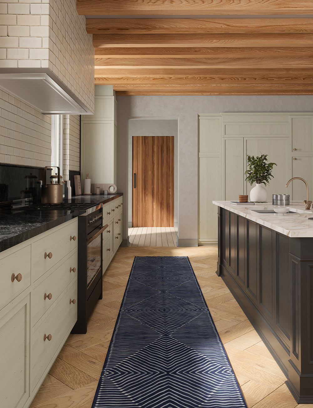 Calator Navy Blue Rug 