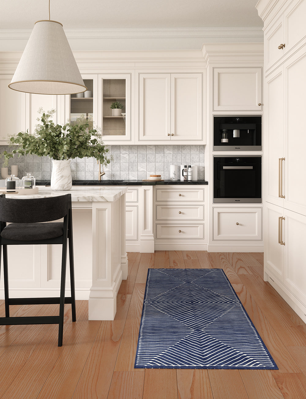 Calator Navy Blue Rug 