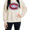 Montreal Canadians Ladies Sherpa Hoodie with Premium Chenille Logo