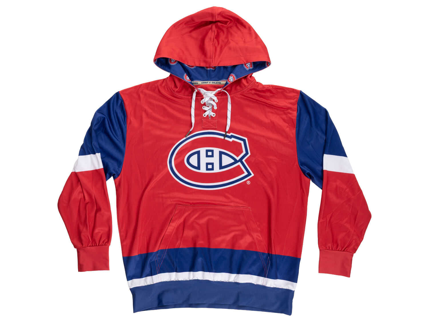 Montreal Canadiens Hockey Lace Hoodie 