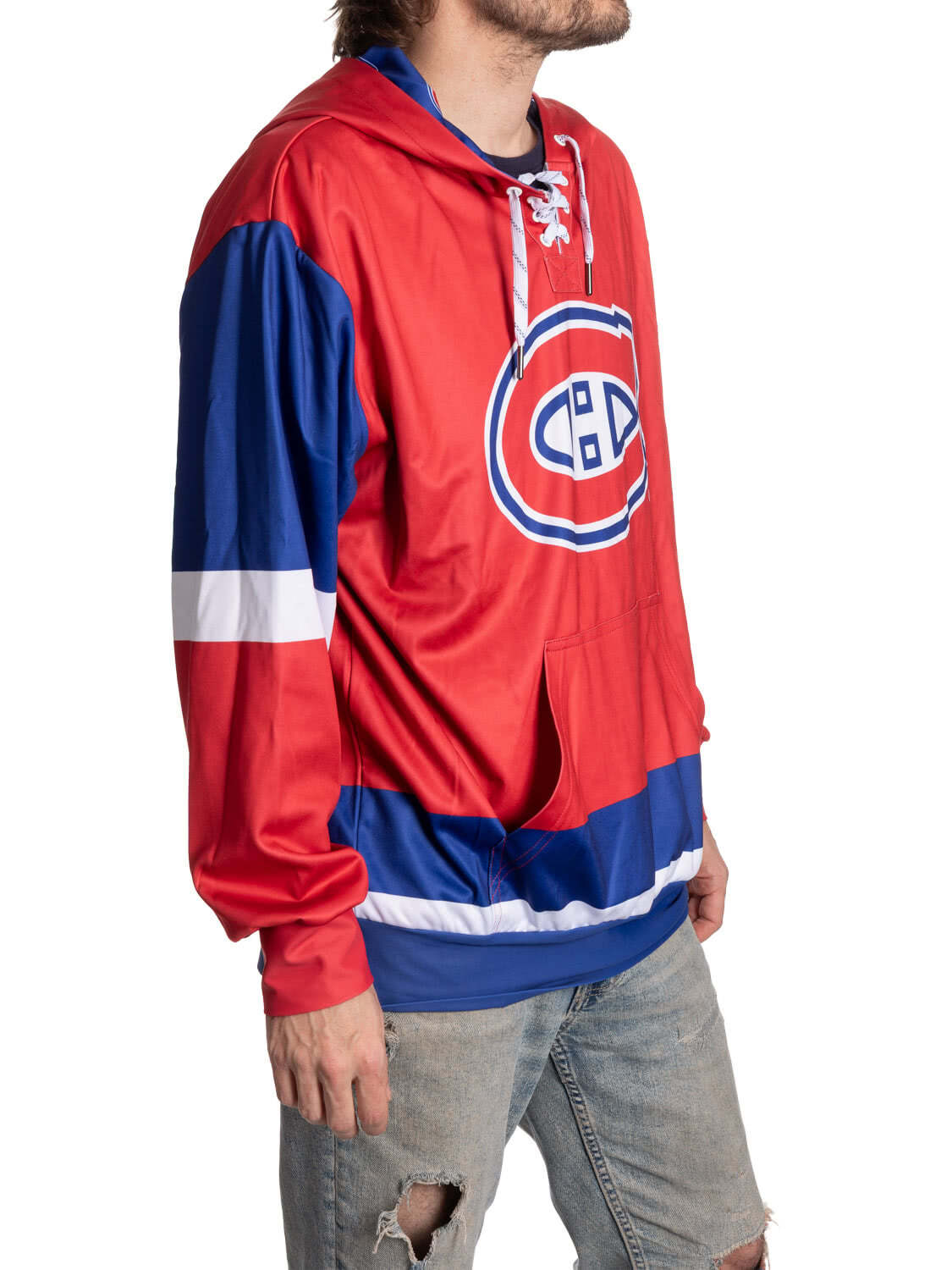 Montreal Canadiens Hockey Lace Hoodie 