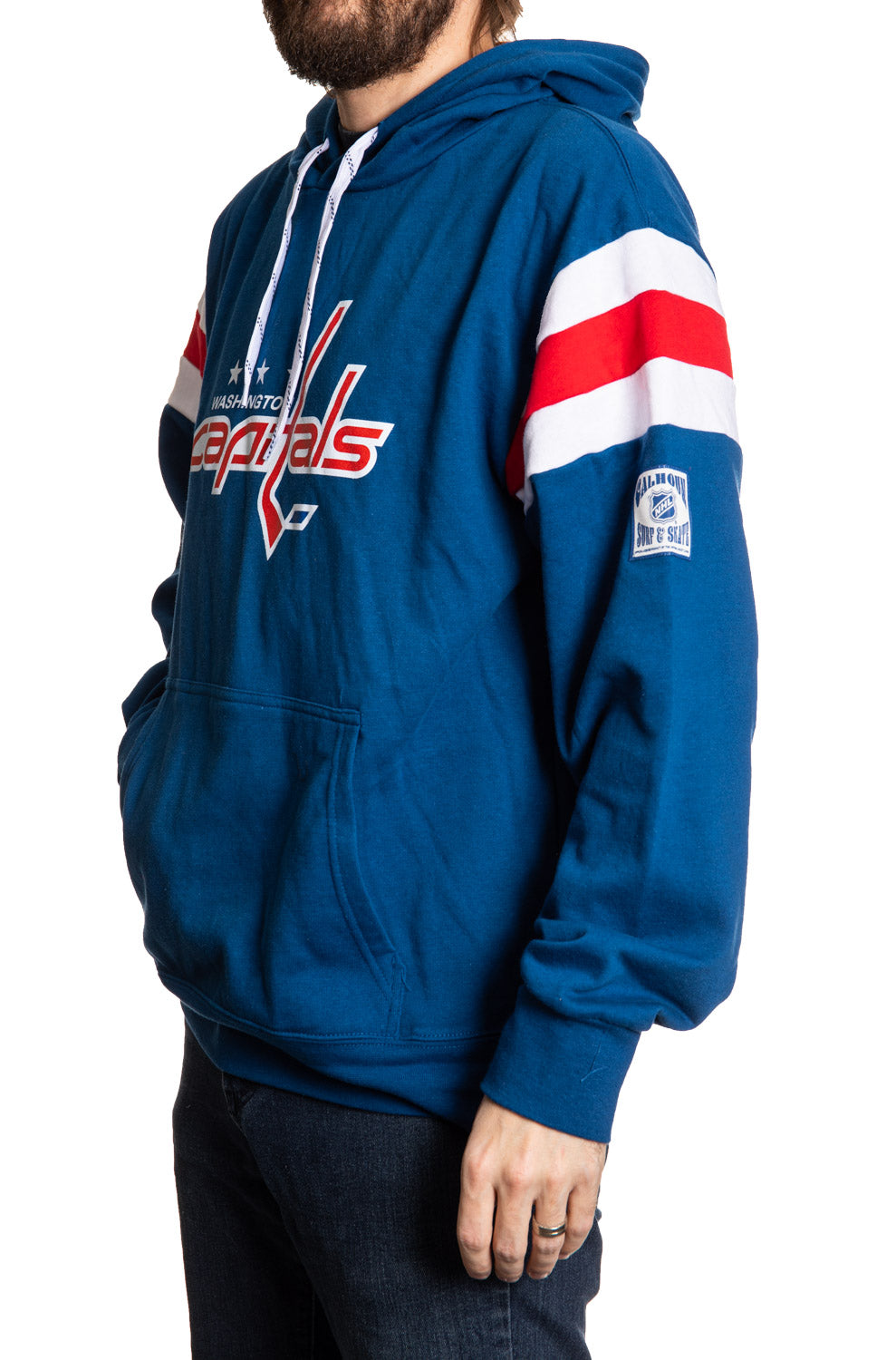 Washington Capitals Varsity Retro Style Hoodie 