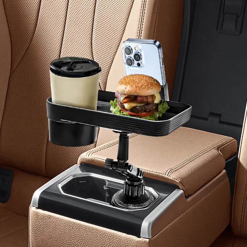 Car Dinner Plate Tray Armrest Box Cup Holder Car Storage Plate Storage 