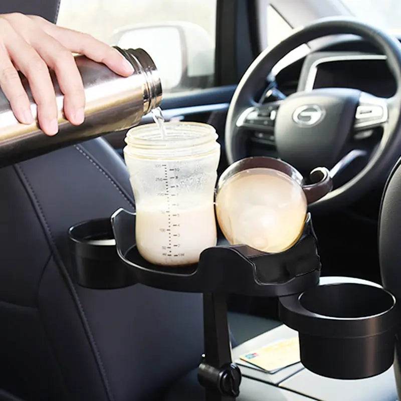 Car Small Dining Plate Dining Tray Foldable Cup Holder 