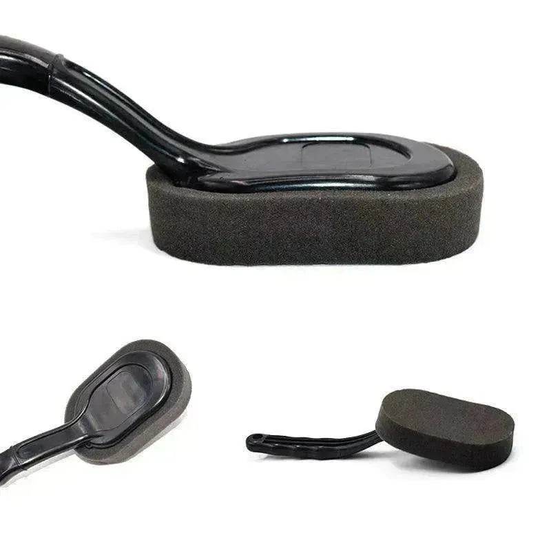 Car tire waxing long handle sponge brush 