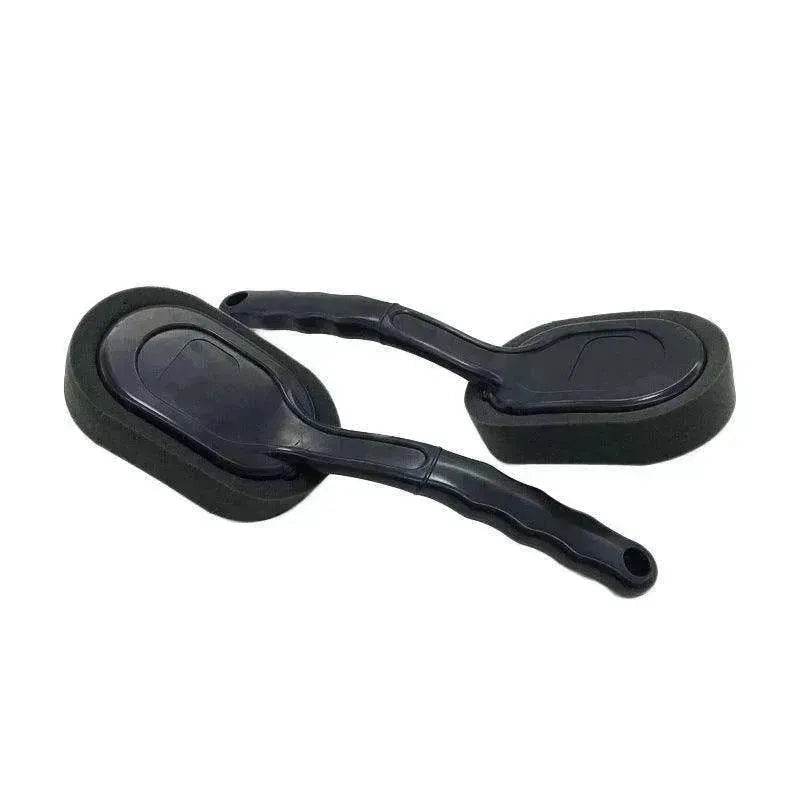 Car tire waxing long handle sponge brush 