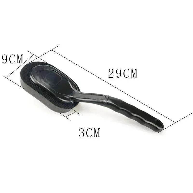 Car tire waxing long handle sponge brush 