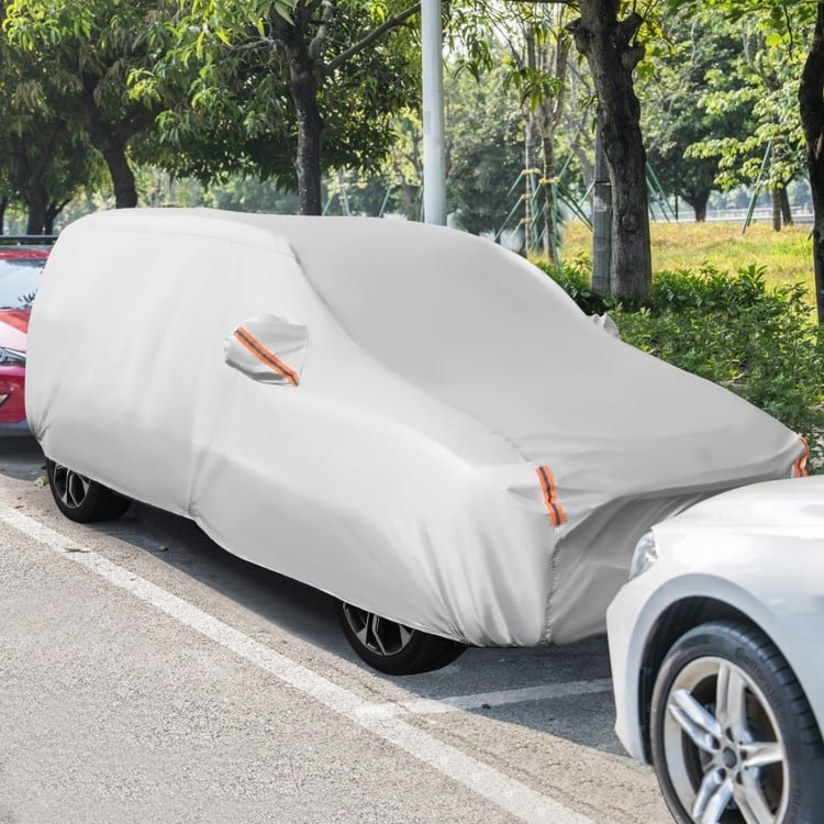 Car Cover for Automobiles 190 Inch Rain Sun UV Protection Universal Fit SUV Chevrolet Hyundai Kia Mazda