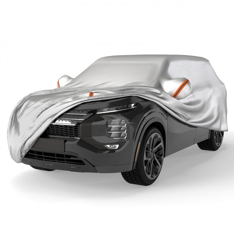 Car Cover for Automobiles 200 Inch Rain Sun UV Protection Fit SUV BMW Honda Lexus Mercedes-Benz