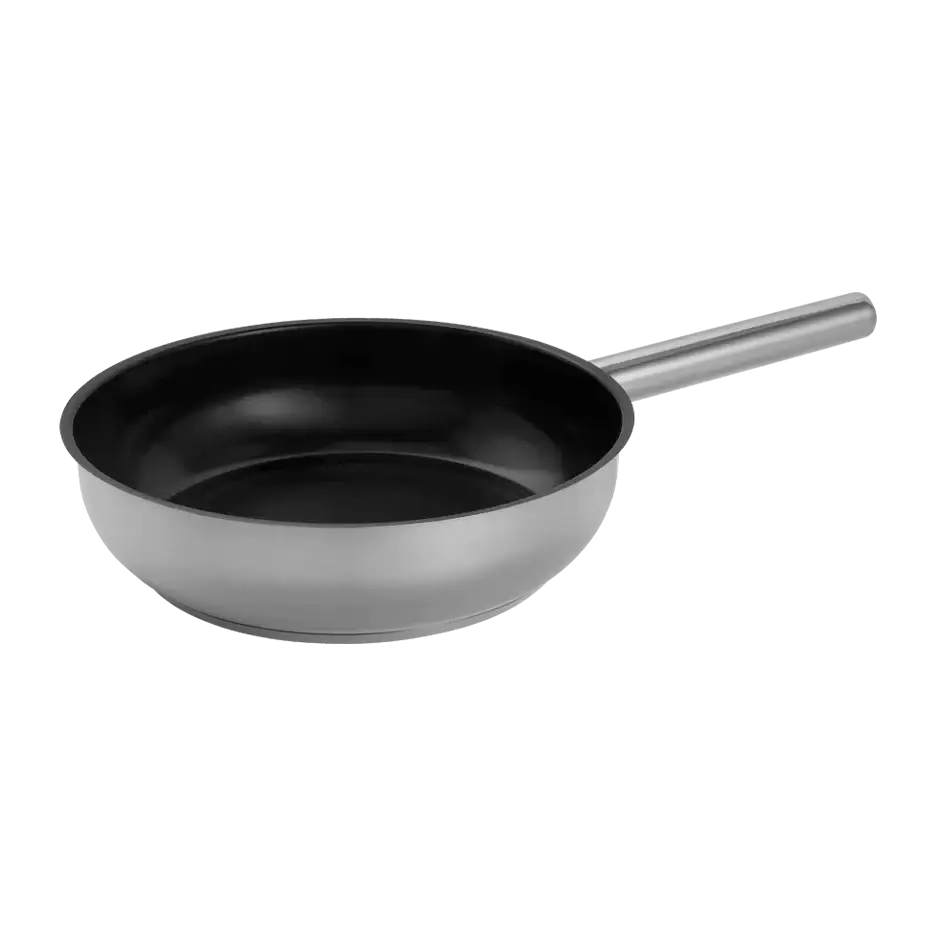 COMBEKK | Ceramic Stainless Steel High Fry Pan 28cm 