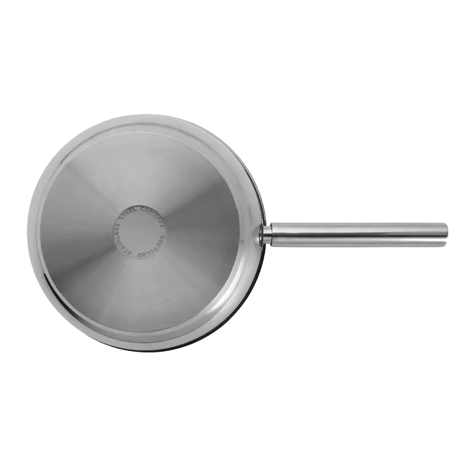 COMBEKK | Ceramic Stainless Steel High Fry Pan 28cm 