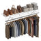 Closet Shelves Wall Mounted with Ventilated Metal Wire Shelving Kit