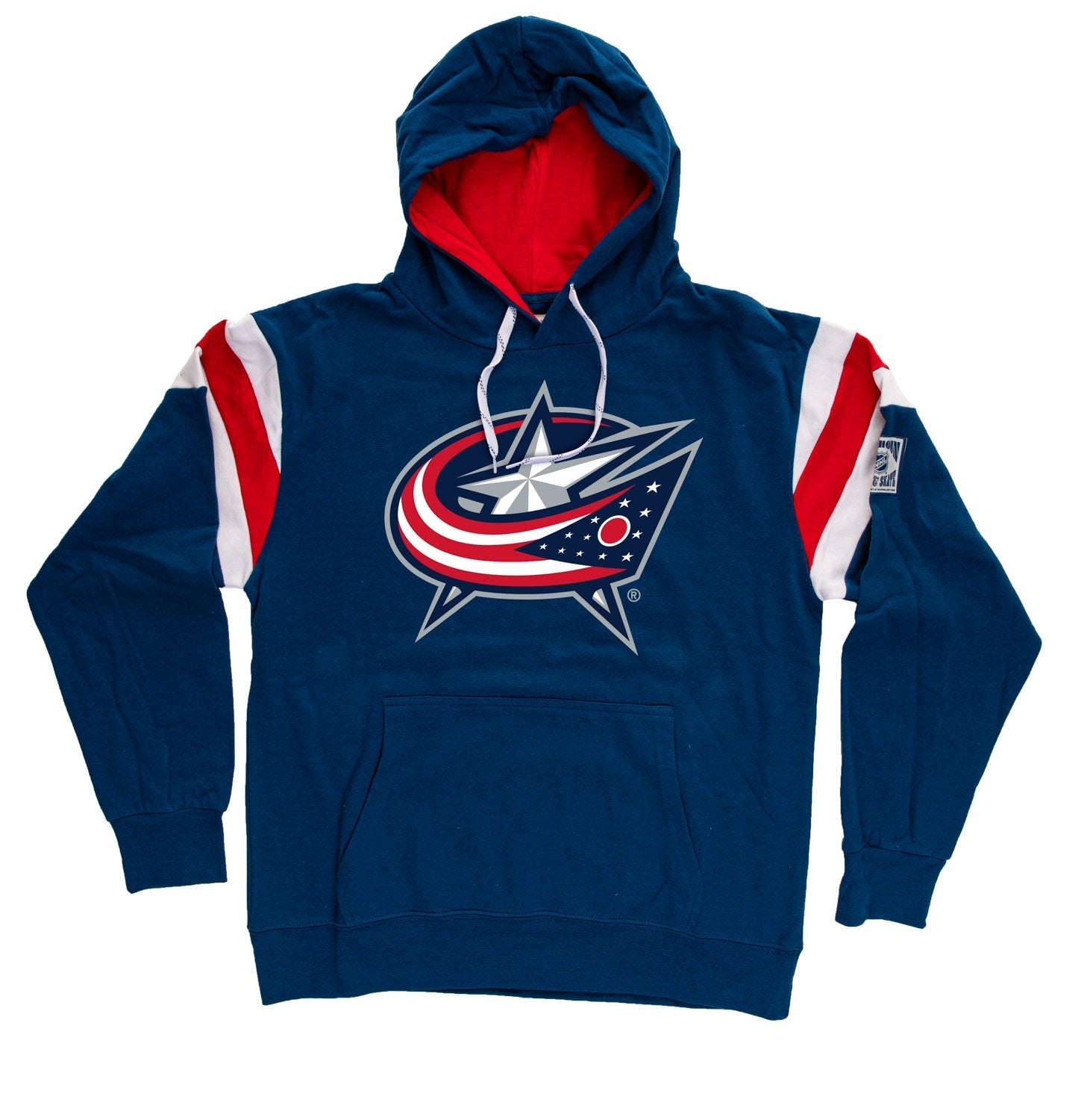 Columbus Blue Jackets Varsity Retro Style Hoodie 