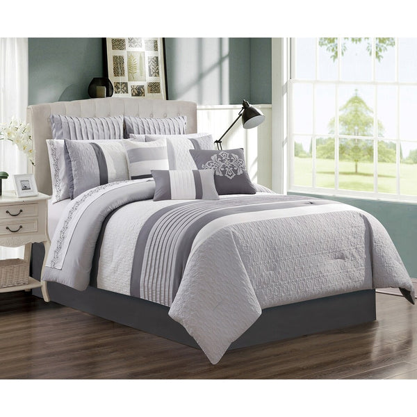 Woven Comforter Bedding Set 7Pcs D Kane